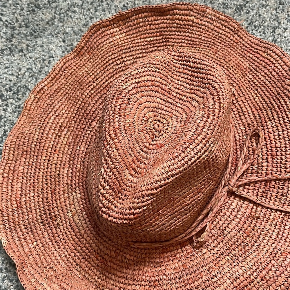 Free People Pink Woven Hat - Picture 5 of 8